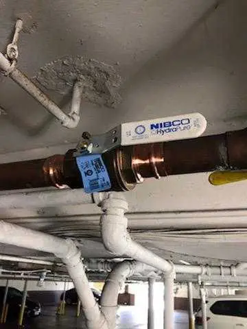 Copper pipe repair and valve work for Backflow Testing in Allegiance